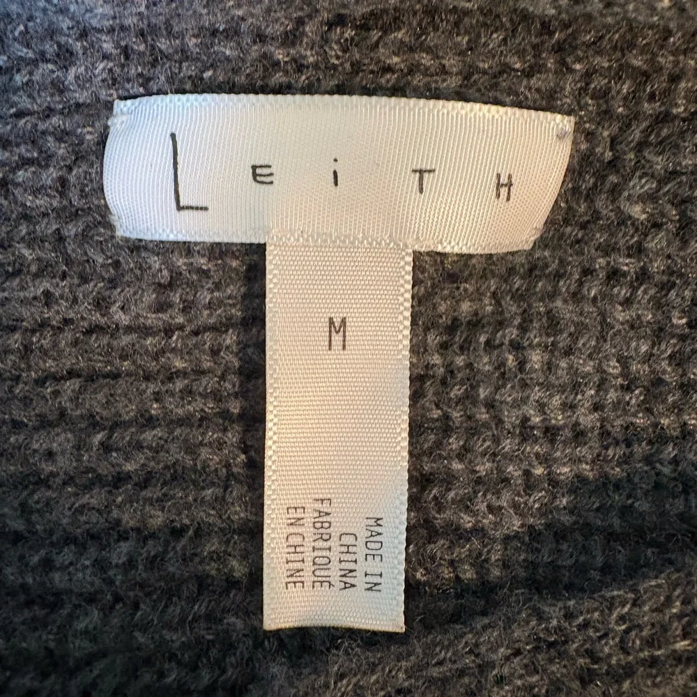 Leith Charcoal Cowl Neck Sweater